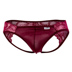 CandyMan Jockstrap Dentelle Xochi Bordeaux